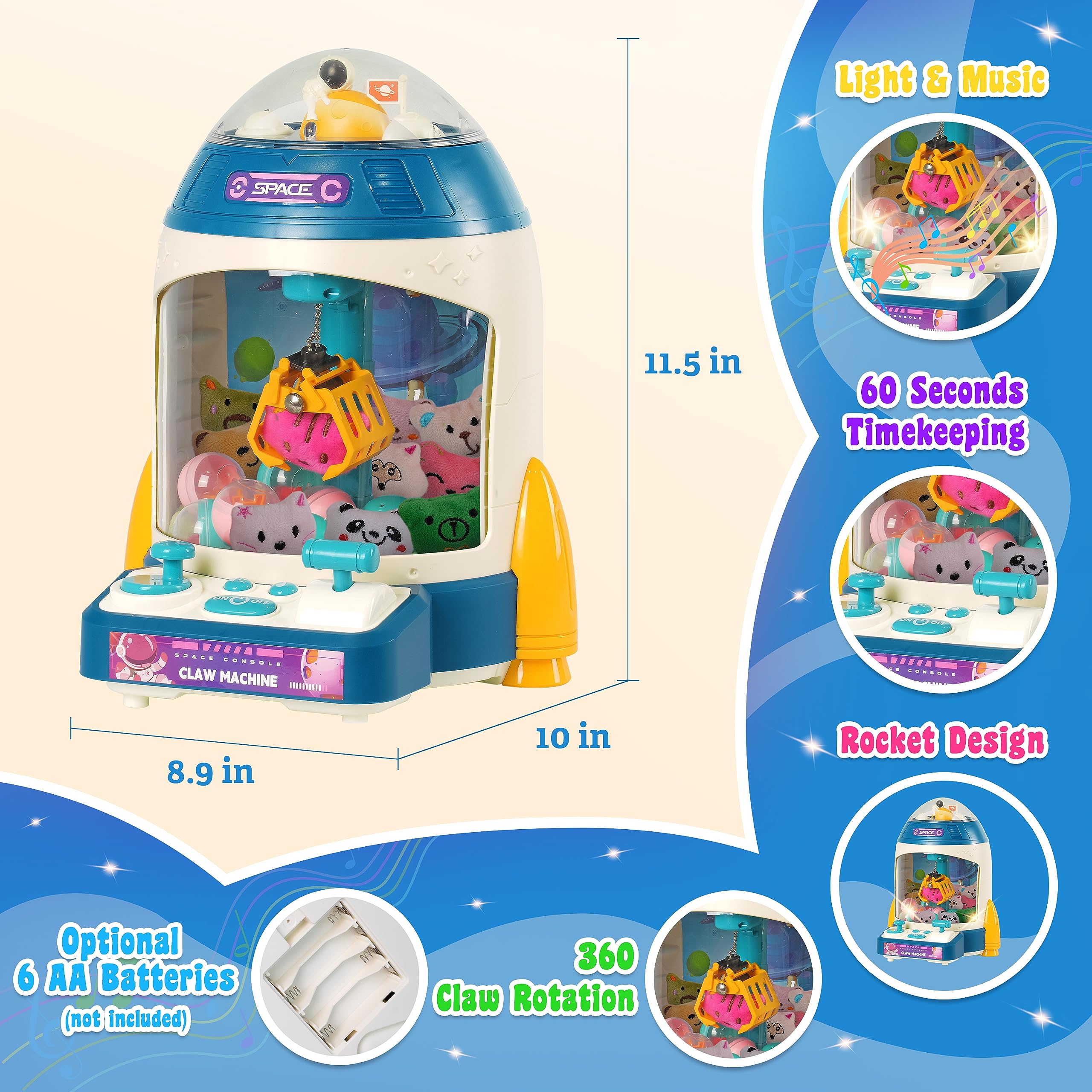 Rocket claw machine online