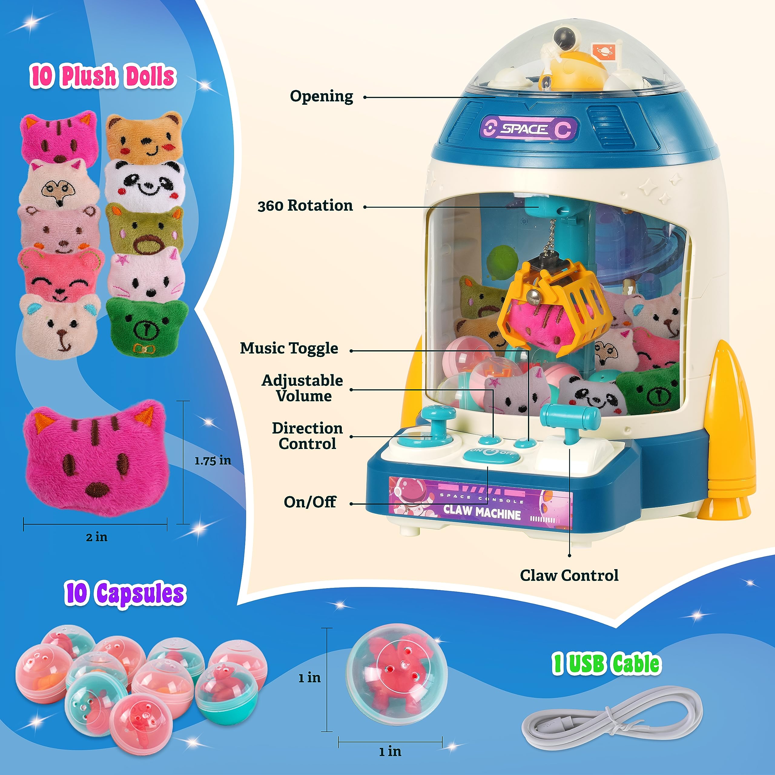 Kids mini cheap claw machine